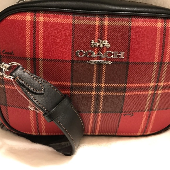 Coach Crossbody Tartan Plaid print - Picture 2 of 5